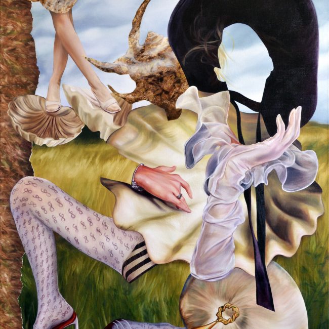 Martyna Borowiecka. In the comfort of grass. 140 x 115 cm. 2019.